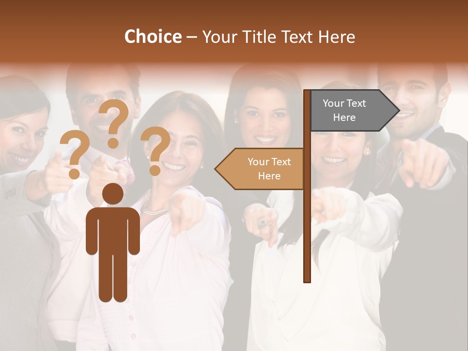 Selecting Person Union PowerPoint Template