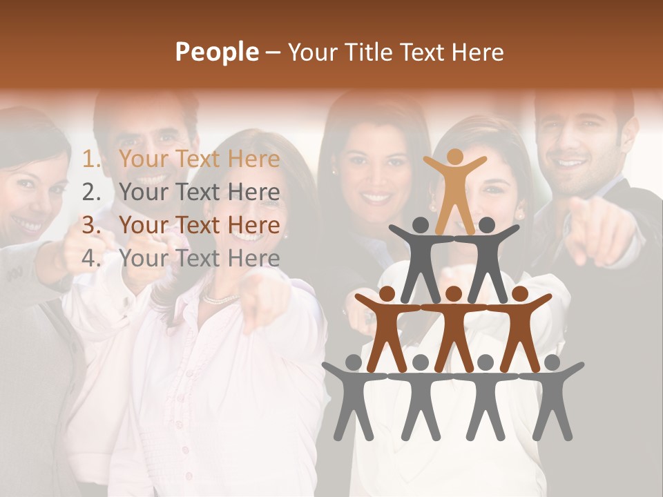 Selecting Person Union PowerPoint Template