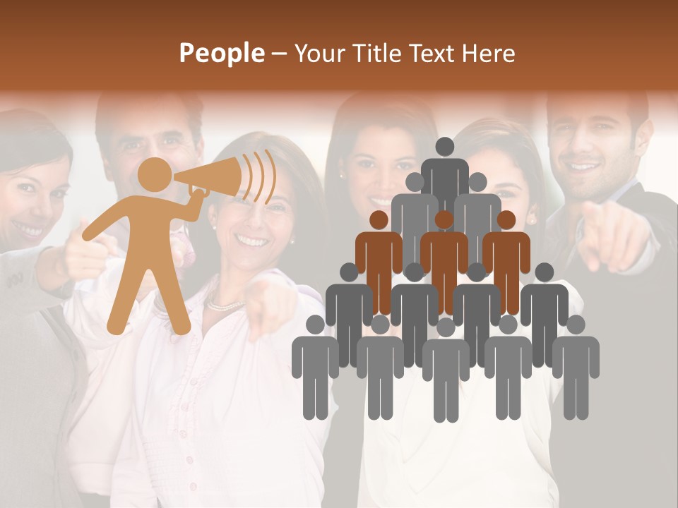 Selecting Person Union PowerPoint Template
