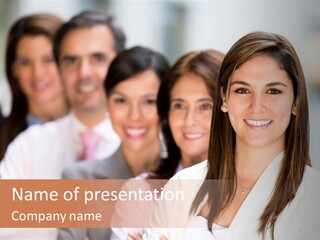 People Beautiful Portrait PowerPoint Template