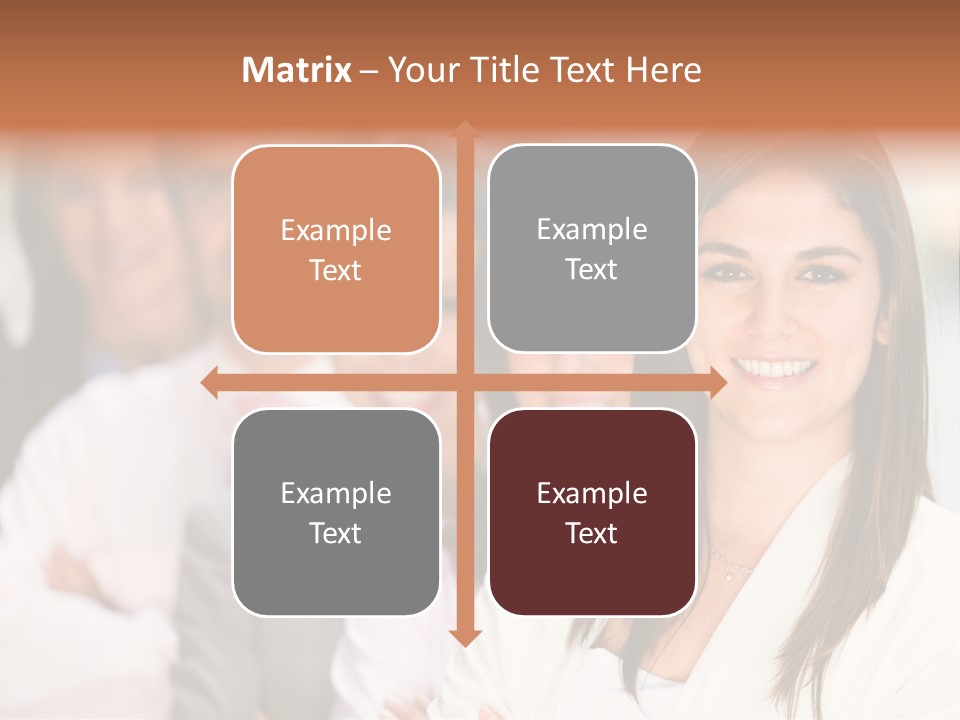 People Beautiful Portrait PowerPoint Template