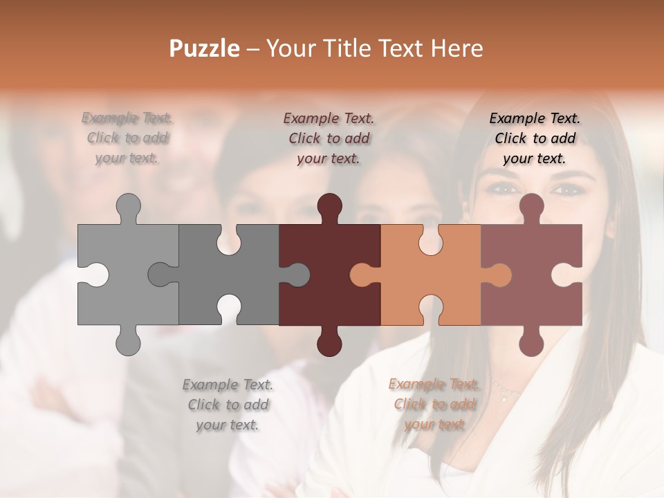 People Beautiful Portrait PowerPoint Template