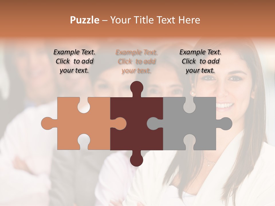 People Beautiful Portrait PowerPoint Template