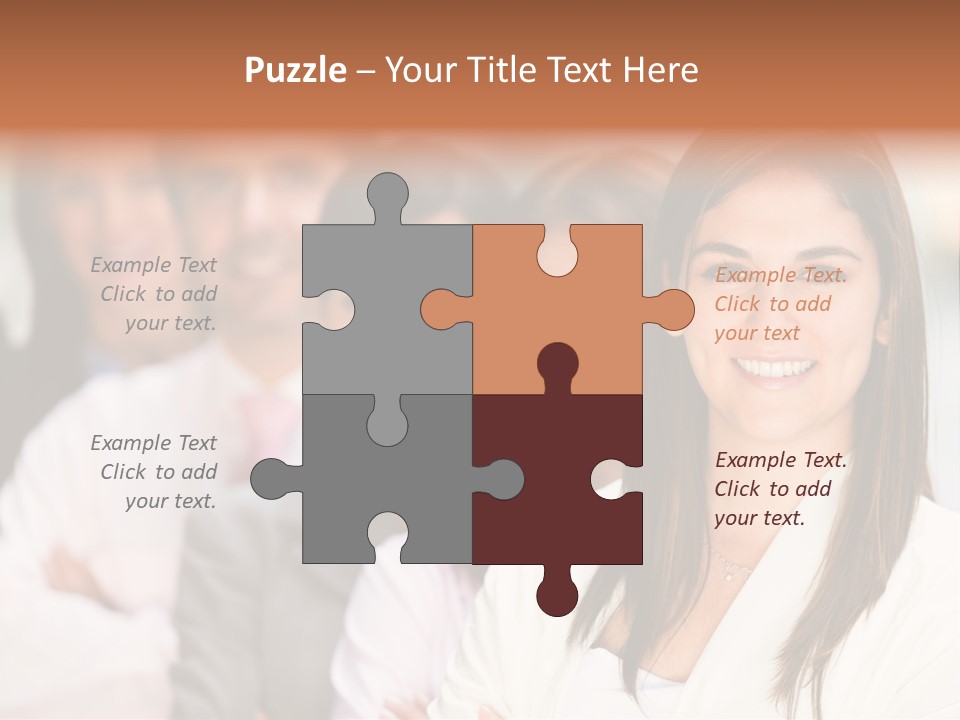 People Beautiful Portrait PowerPoint Template