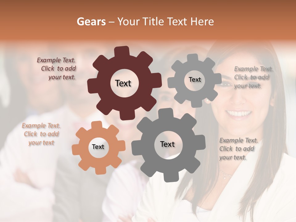 People Beautiful Portrait PowerPoint Template