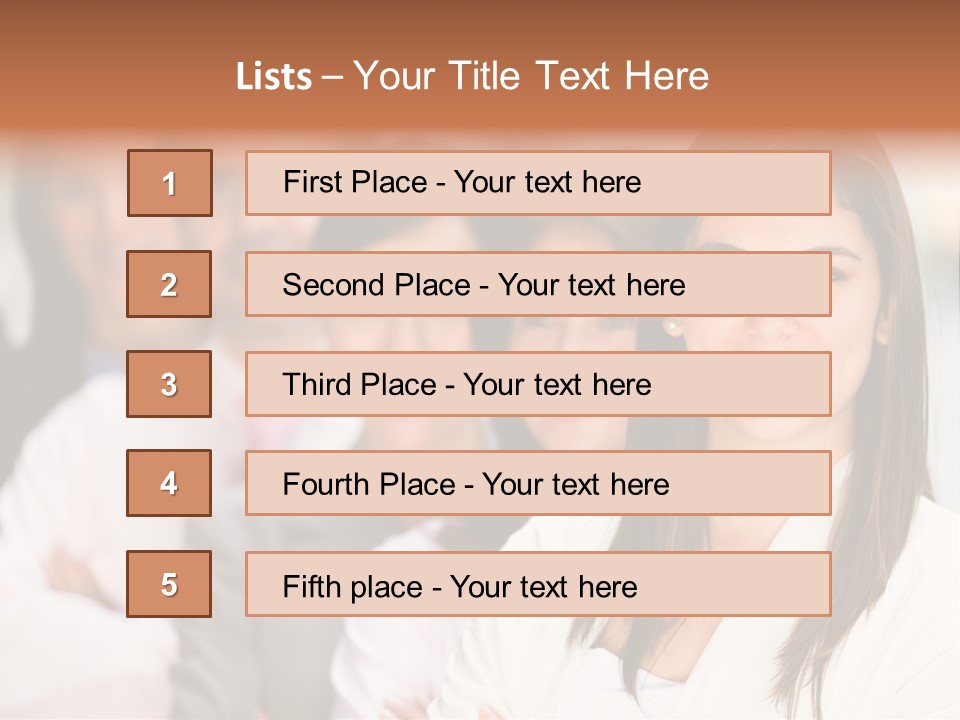 People Beautiful Portrait PowerPoint Template