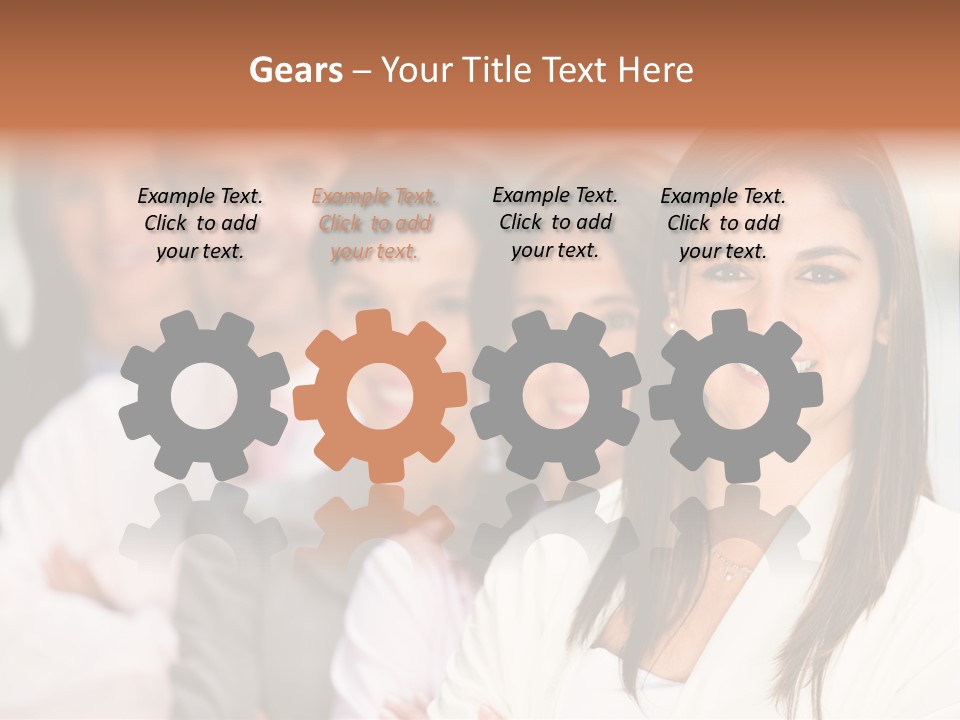 People Beautiful Portrait PowerPoint Template