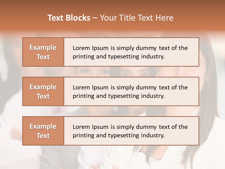 People Beautiful Portrait PowerPoint Template