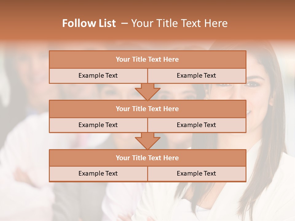 People Beautiful Portrait PowerPoint Template