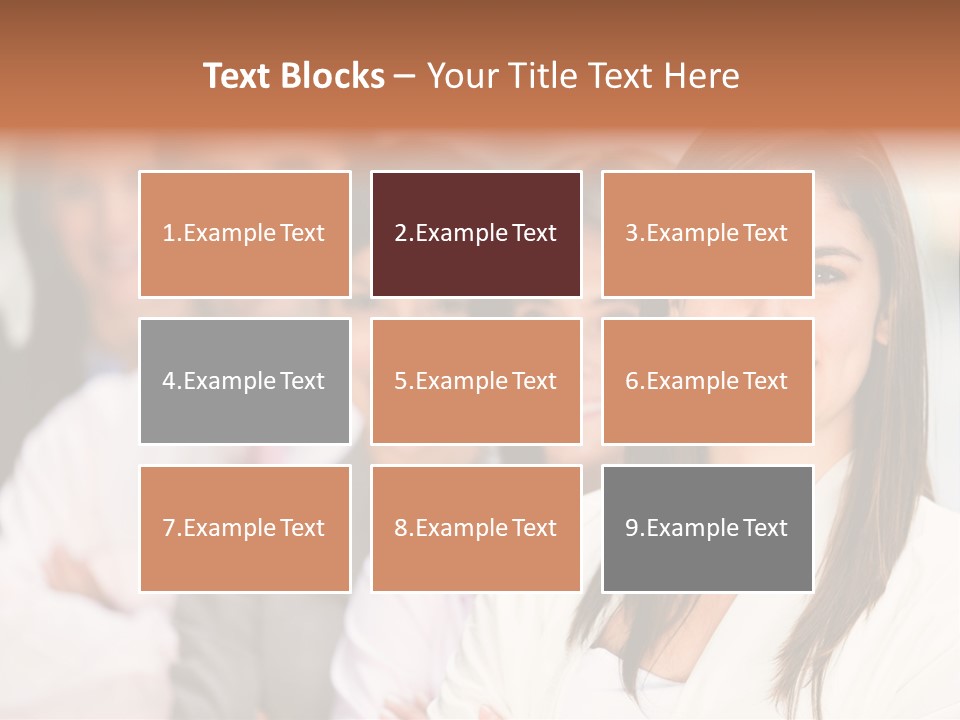 People Beautiful Portrait PowerPoint Template