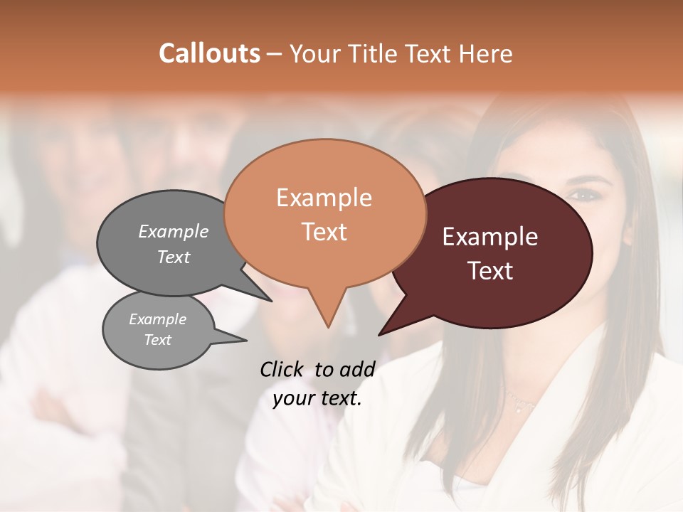 People Beautiful Portrait PowerPoint Template