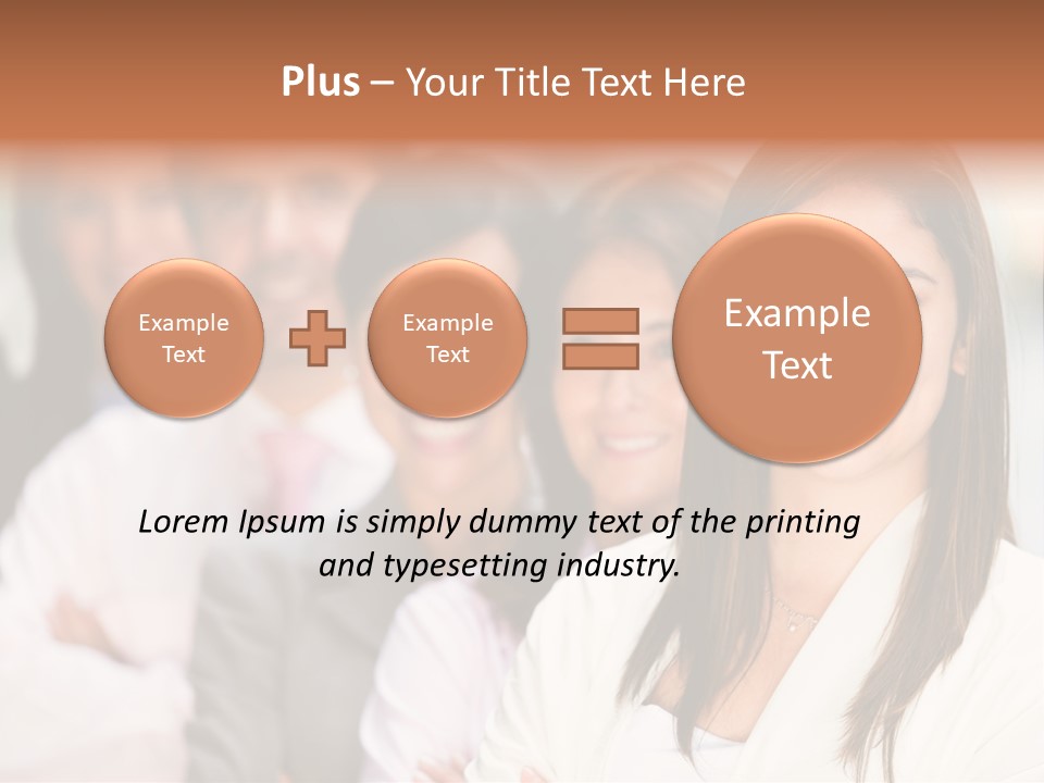 People Beautiful Portrait PowerPoint Template