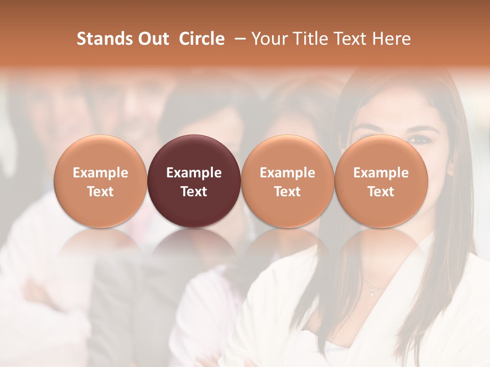 People Beautiful Portrait PowerPoint Template