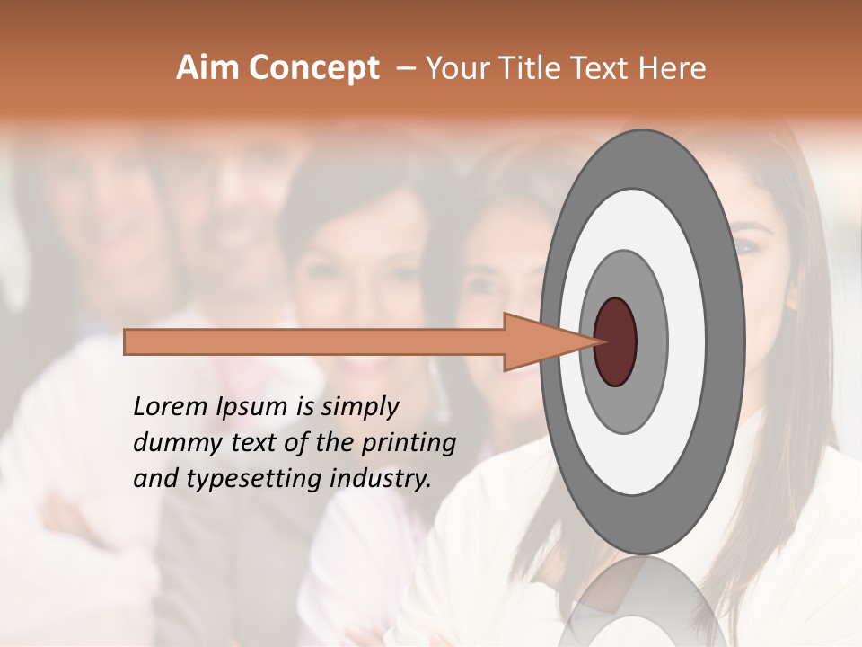 People Beautiful Portrait PowerPoint Template