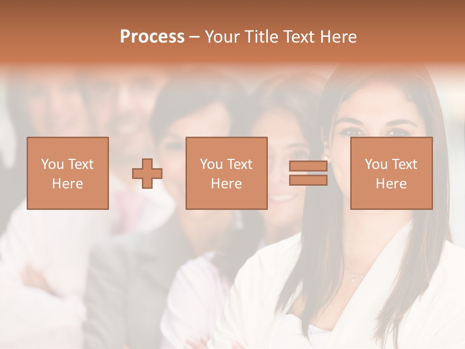 People Beautiful Portrait PowerPoint Template