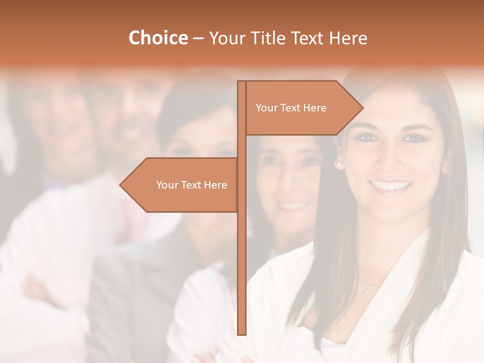 People Beautiful Portrait PowerPoint Template