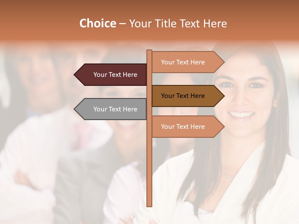 People Beautiful Portrait PowerPoint Template