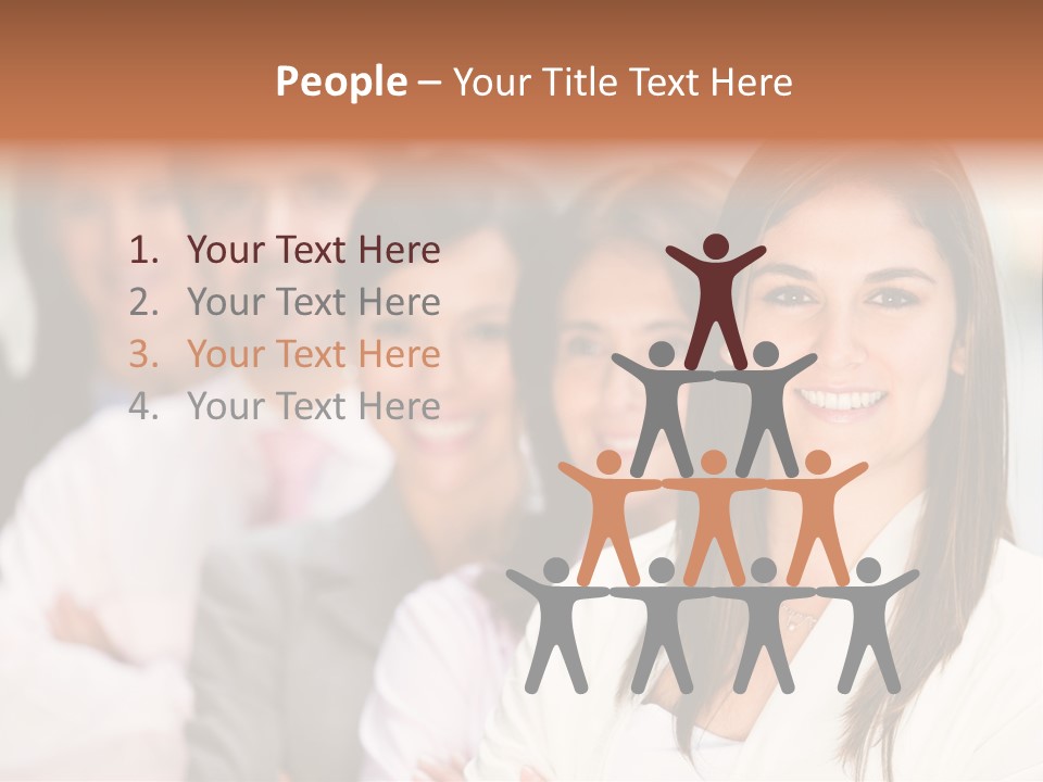 People Beautiful Portrait PowerPoint Template