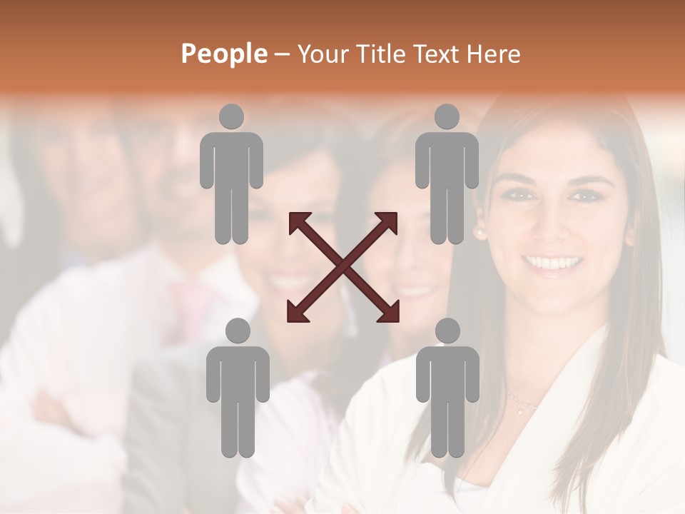 People Beautiful Portrait PowerPoint Template
