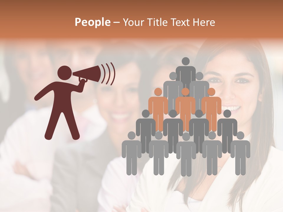 People Beautiful Portrait PowerPoint Template