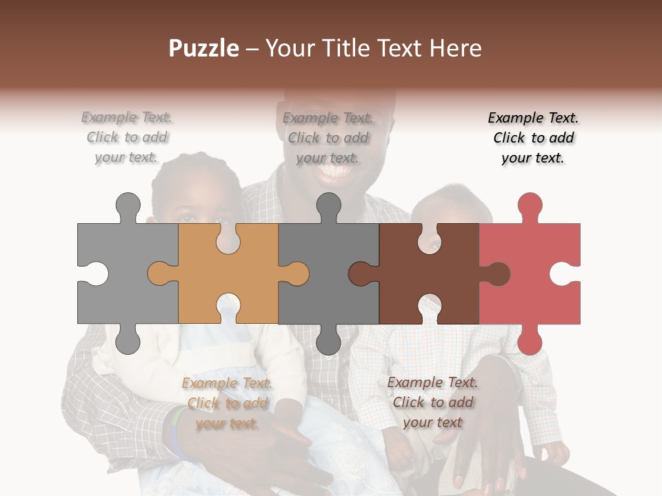 Closeup Shirt Black PowerPoint Template