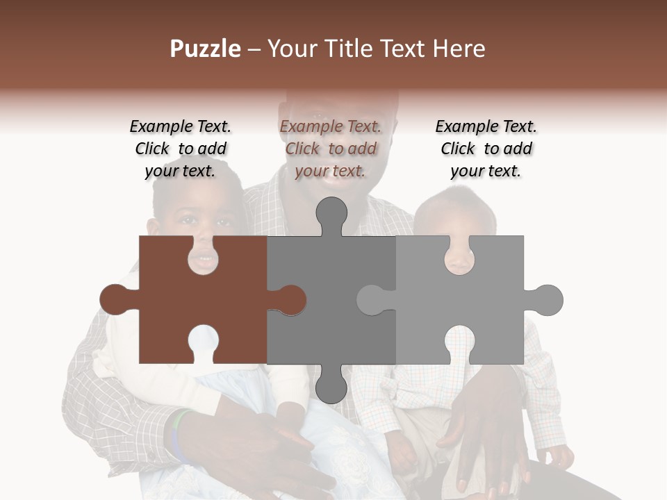 Closeup Shirt Black PowerPoint Template