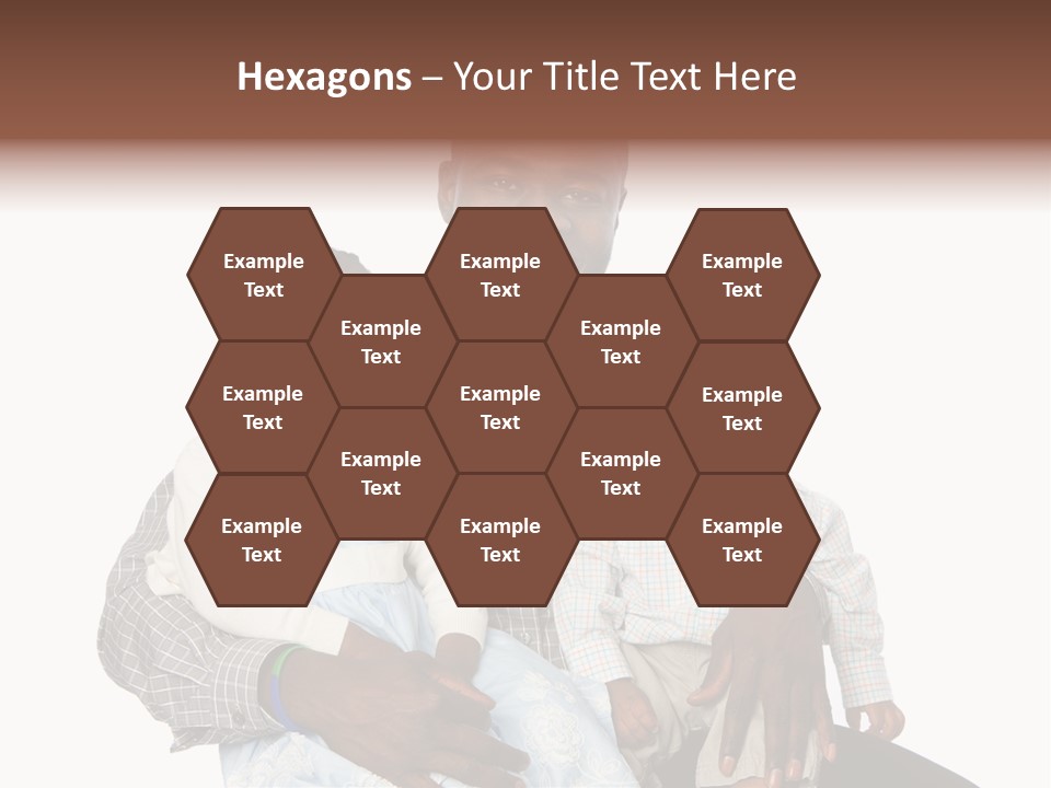 Closeup Shirt Black PowerPoint Template