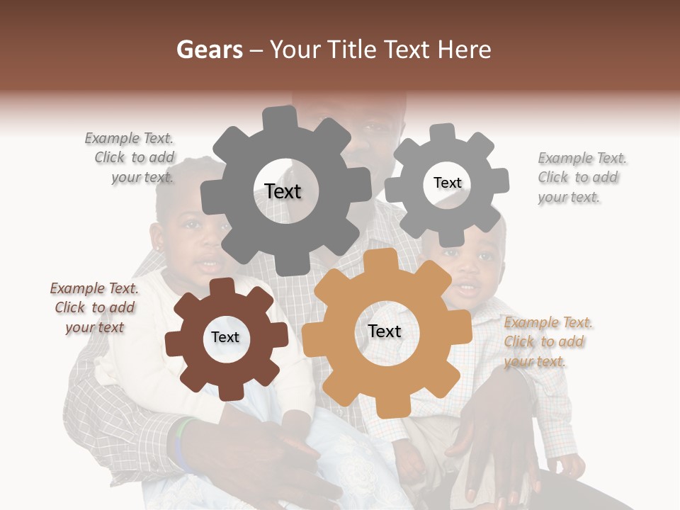 Closeup Shirt Black PowerPoint Template