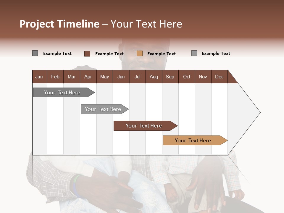 Closeup Shirt Black PowerPoint Template