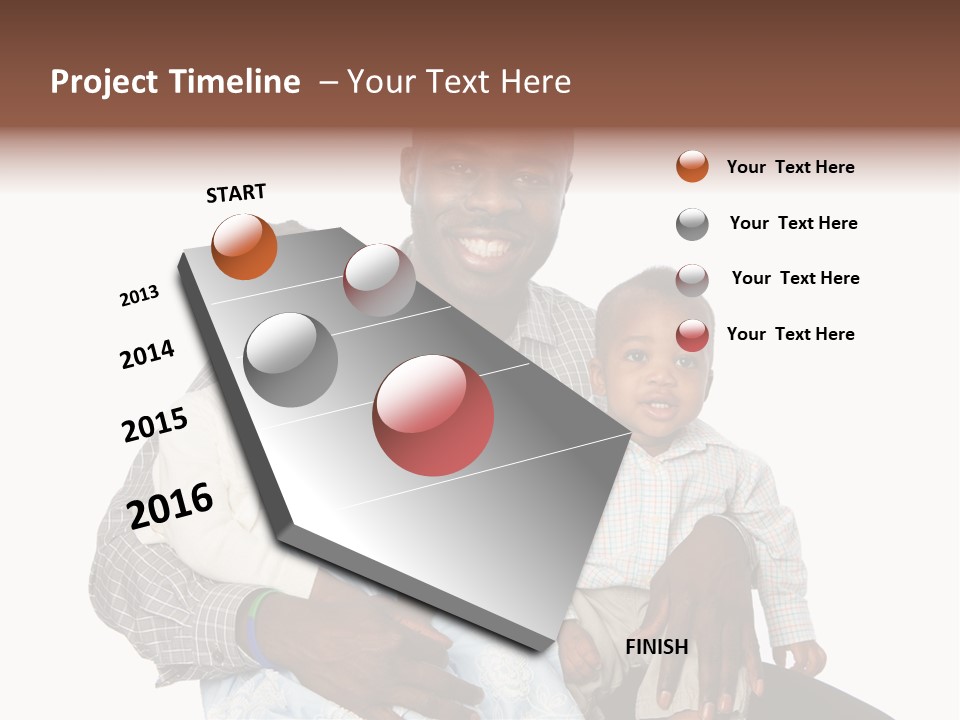 Closeup Shirt Black PowerPoint Template
