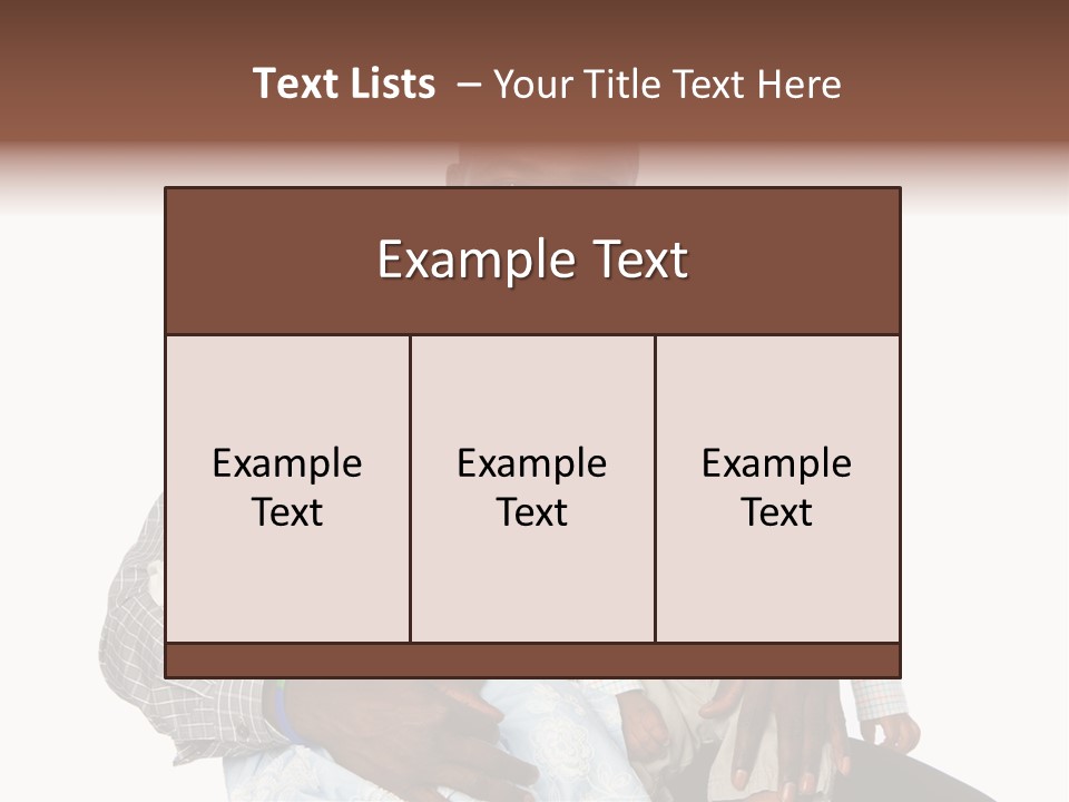 Closeup Shirt Black PowerPoint Template
