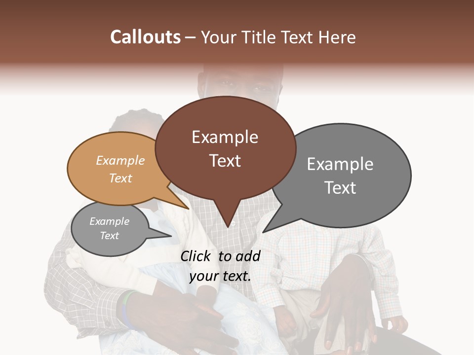 Closeup Shirt Black PowerPoint Template