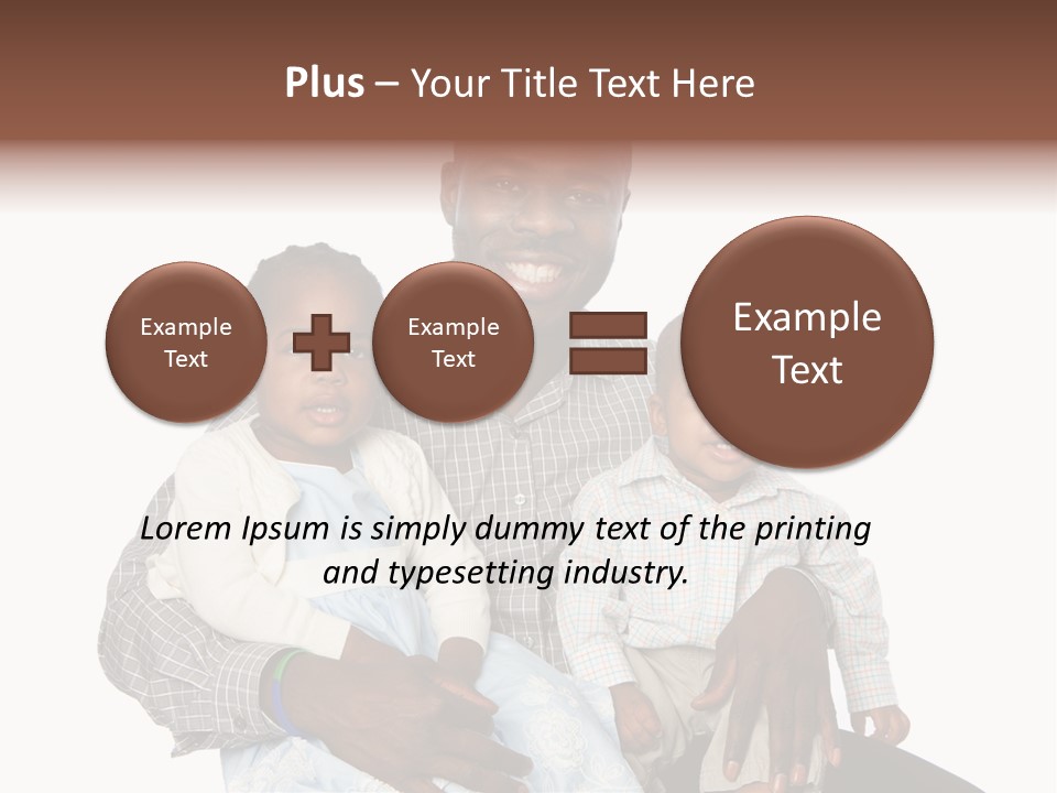 Closeup Shirt Black PowerPoint Template