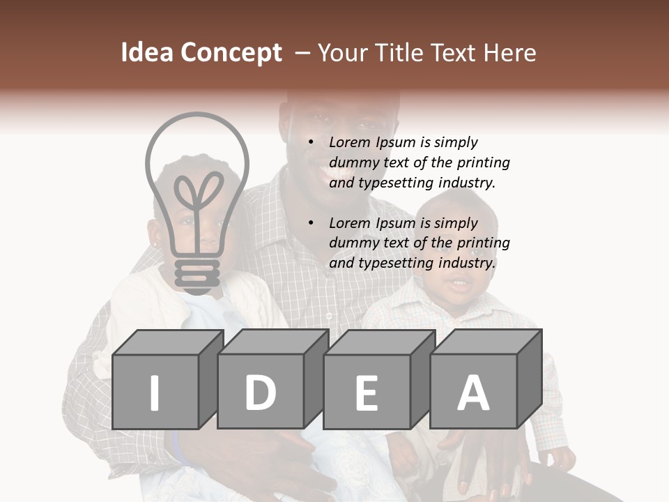 Closeup Shirt Black PowerPoint Template