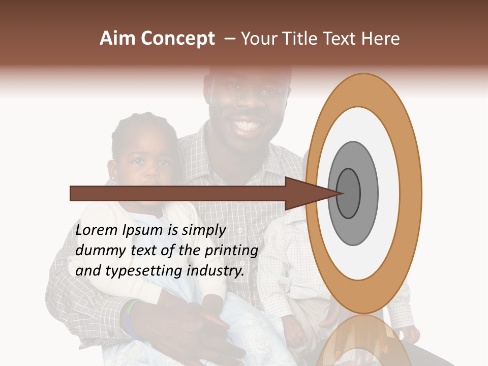 Closeup Shirt Black PowerPoint Template