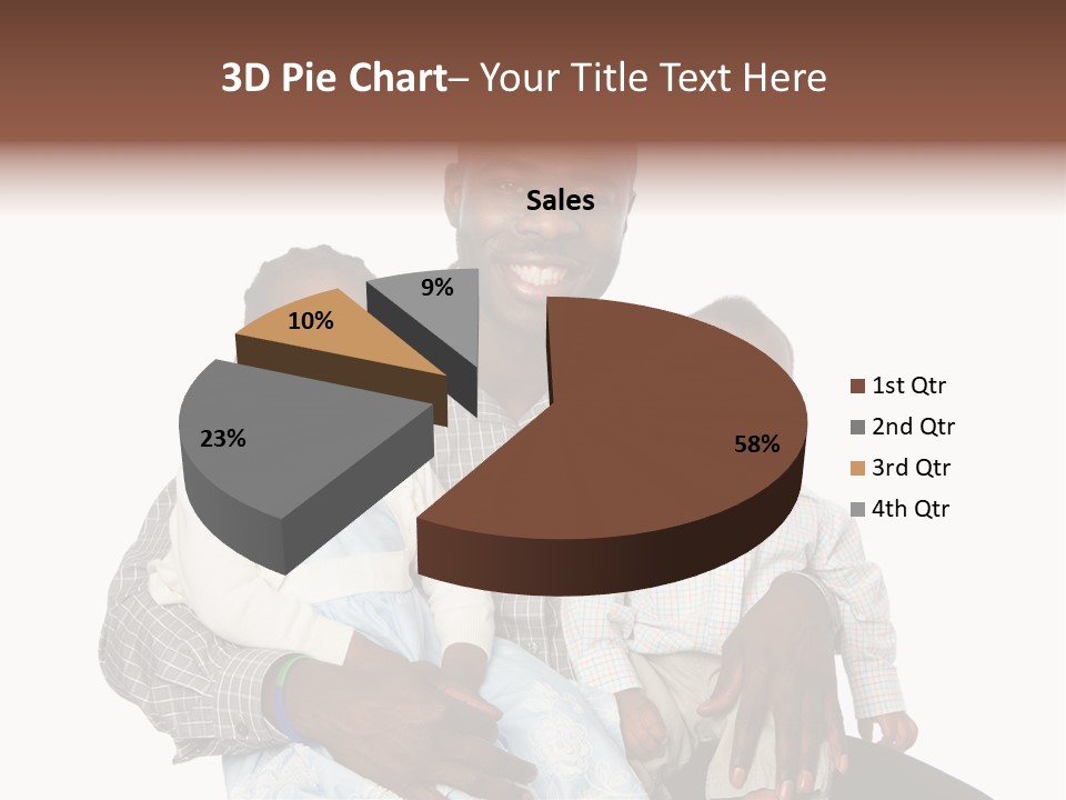 Closeup Shirt Black PowerPoint Template