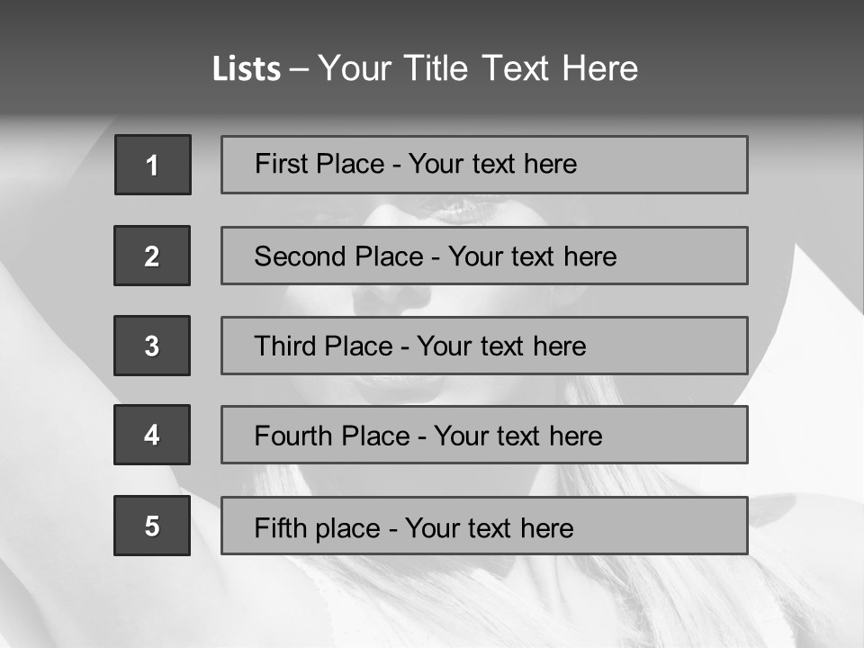 Exclusive Summer Hair PowerPoint Template