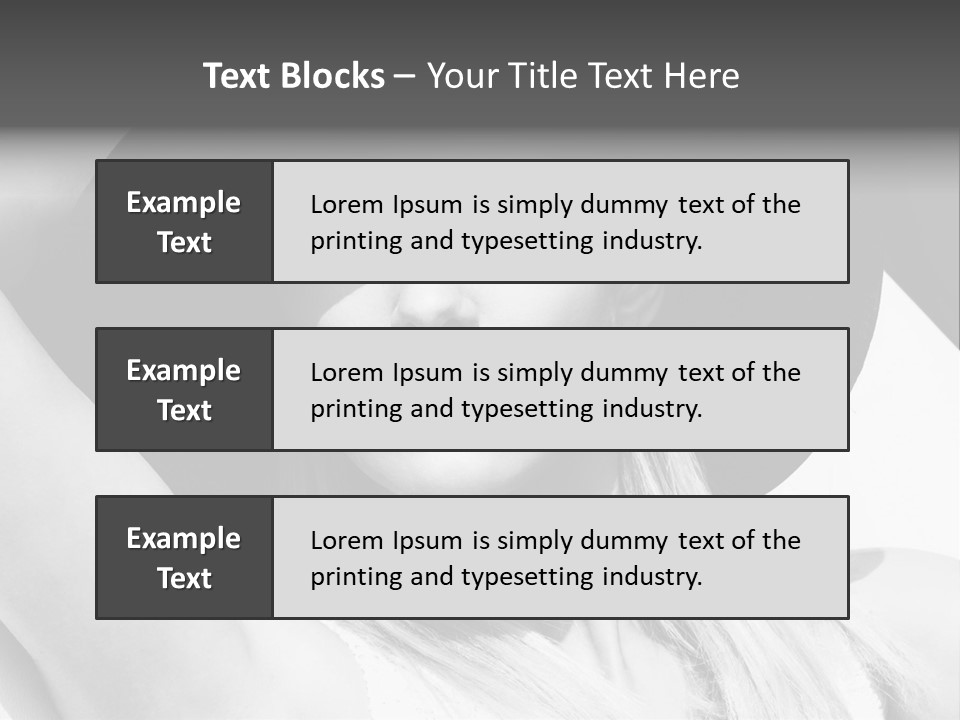 Exclusive Summer Hair PowerPoint Template