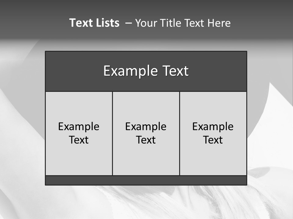 Exclusive Summer Hair PowerPoint Template