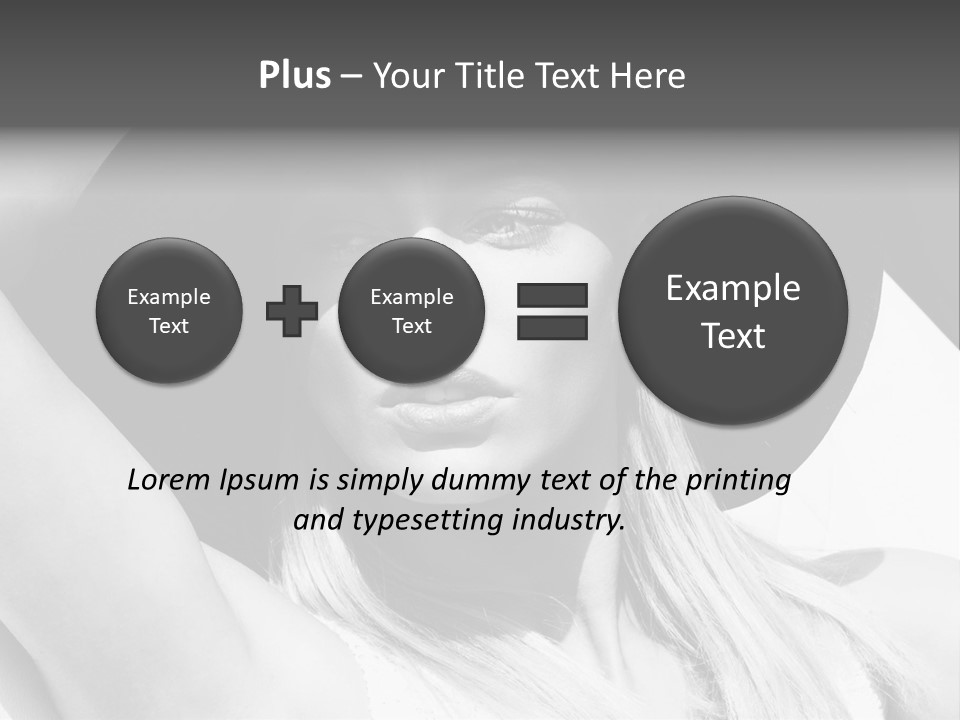 Exclusive Summer Hair PowerPoint Template