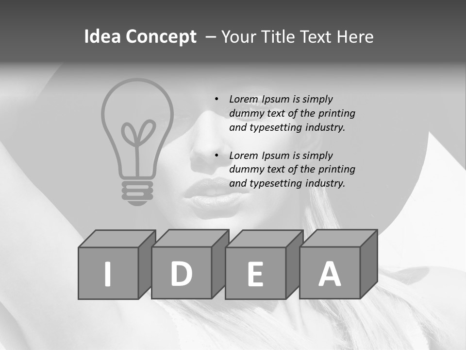 Exclusive Summer Hair PowerPoint Template