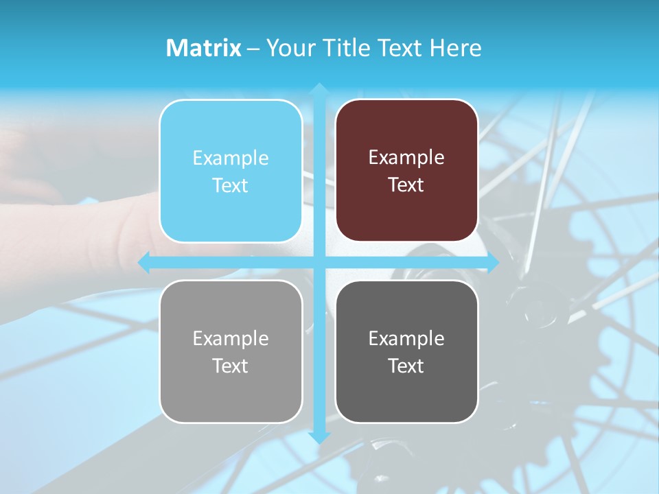 Wrench Hand Biker PowerPoint Template