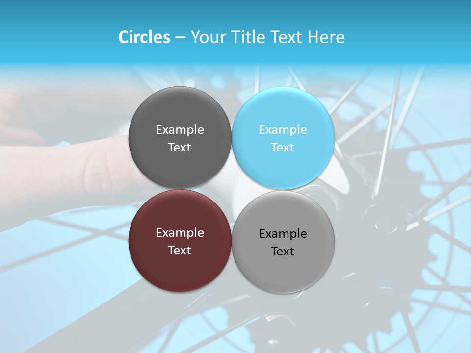 Wrench Hand Biker PowerPoint Template