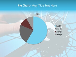 Wrench Hand Biker PowerPoint Template