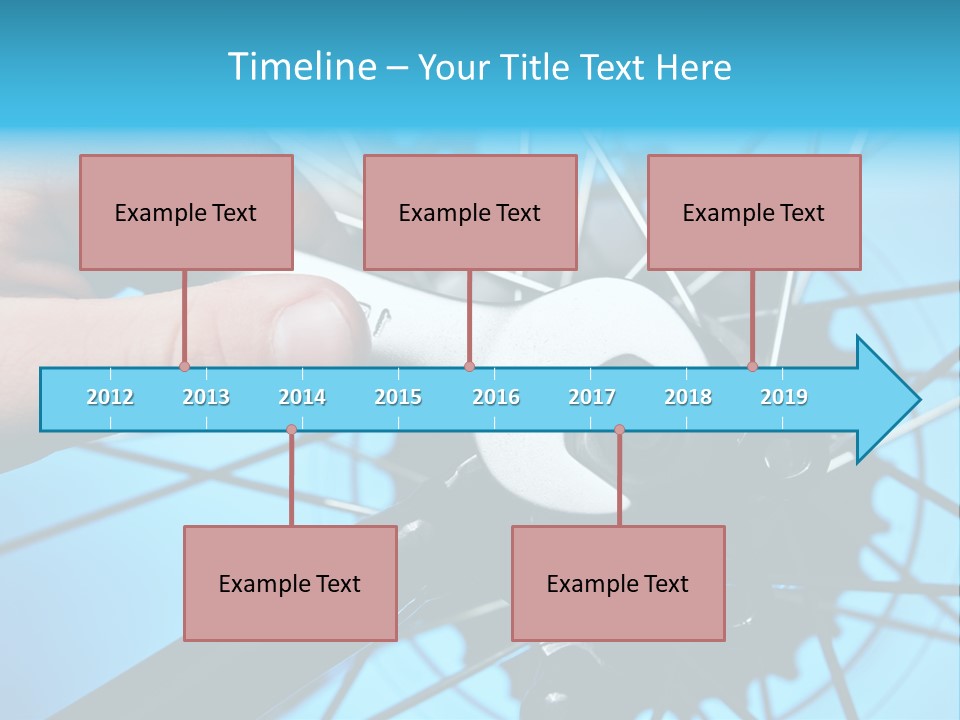 Wrench Hand Biker PowerPoint Template