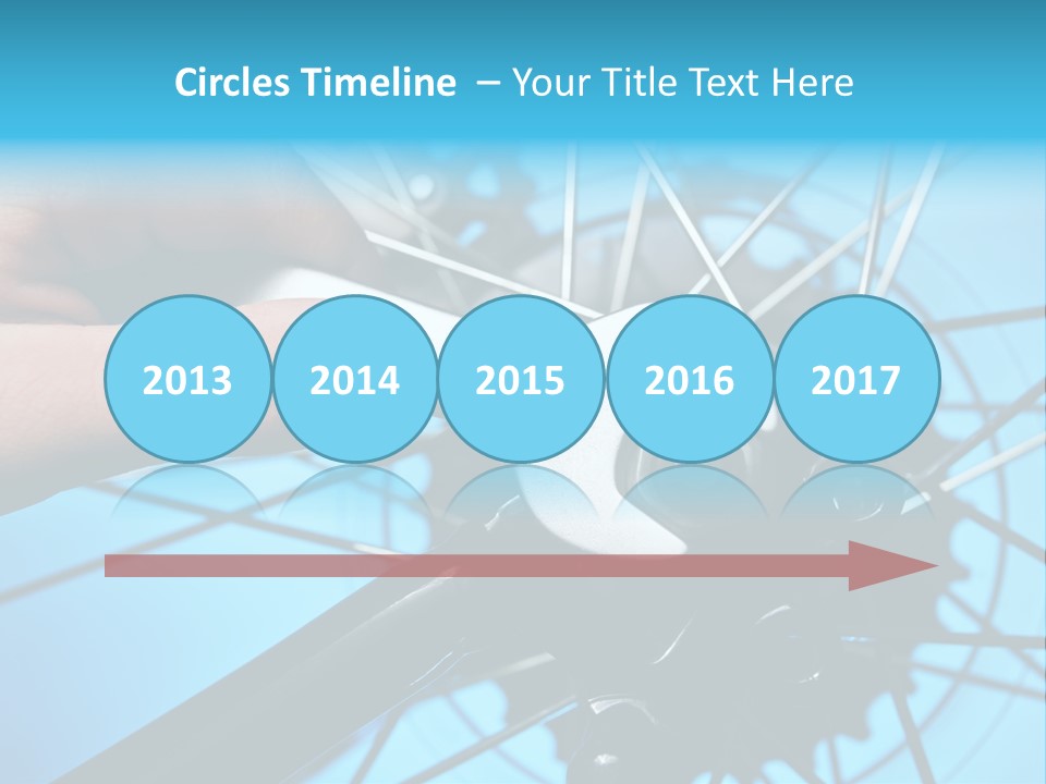 Wrench Hand Biker PowerPoint Template