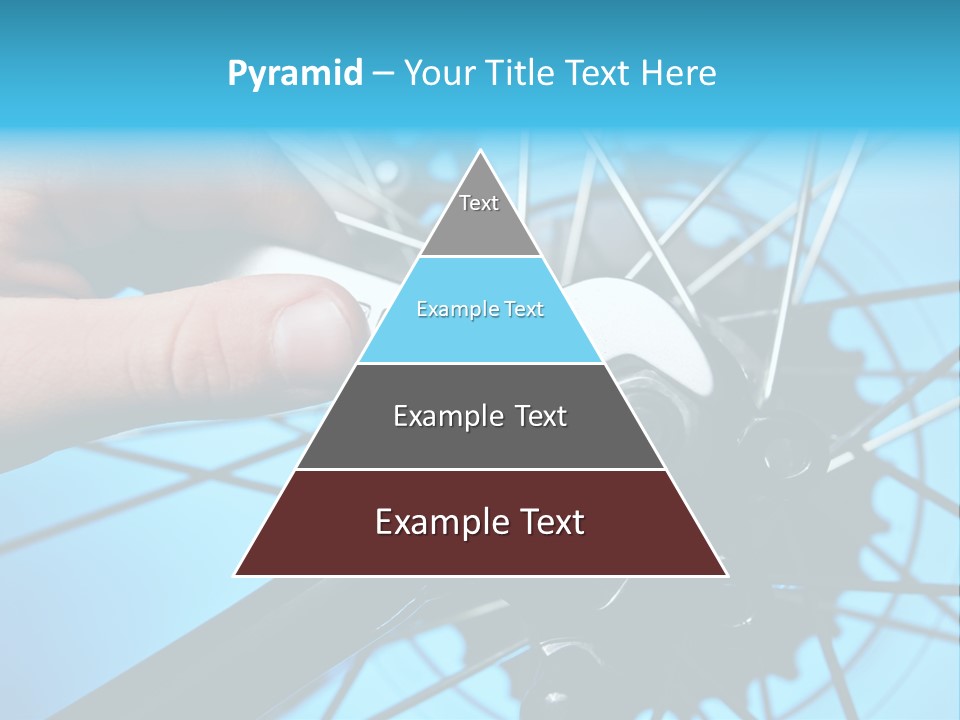 Wrench Hand Biker PowerPoint Template