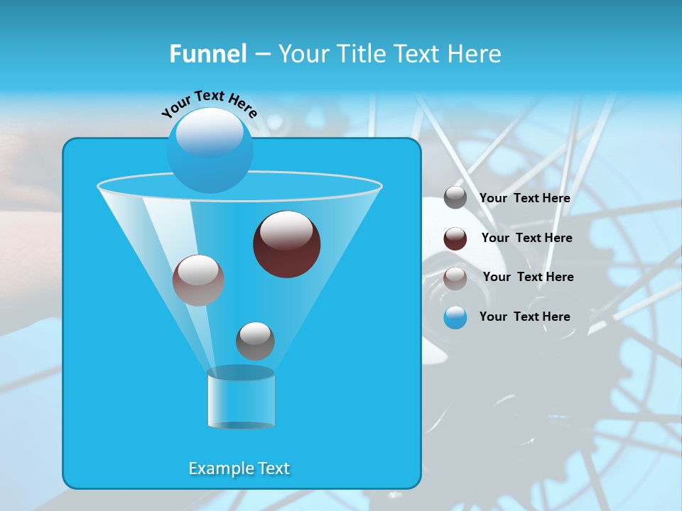 Wrench Hand Biker PowerPoint Template