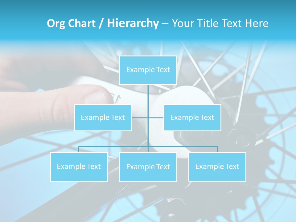 Wrench Hand Biker PowerPoint Template