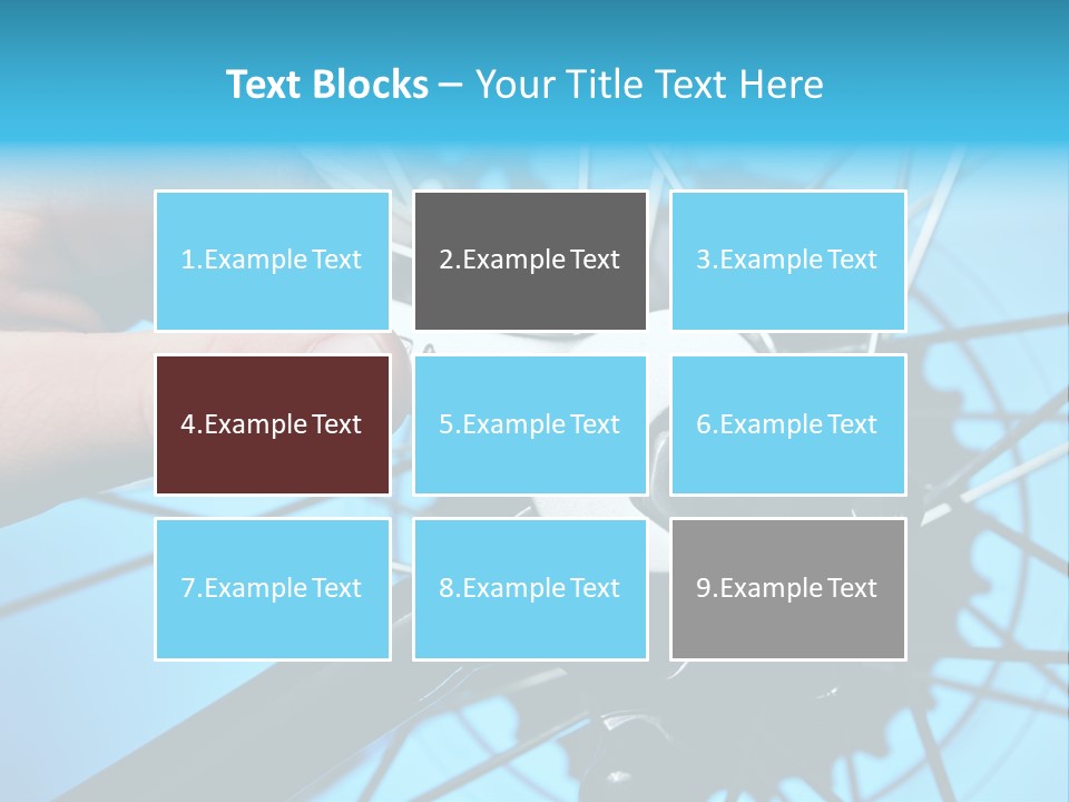 Wrench Hand Biker PowerPoint Template